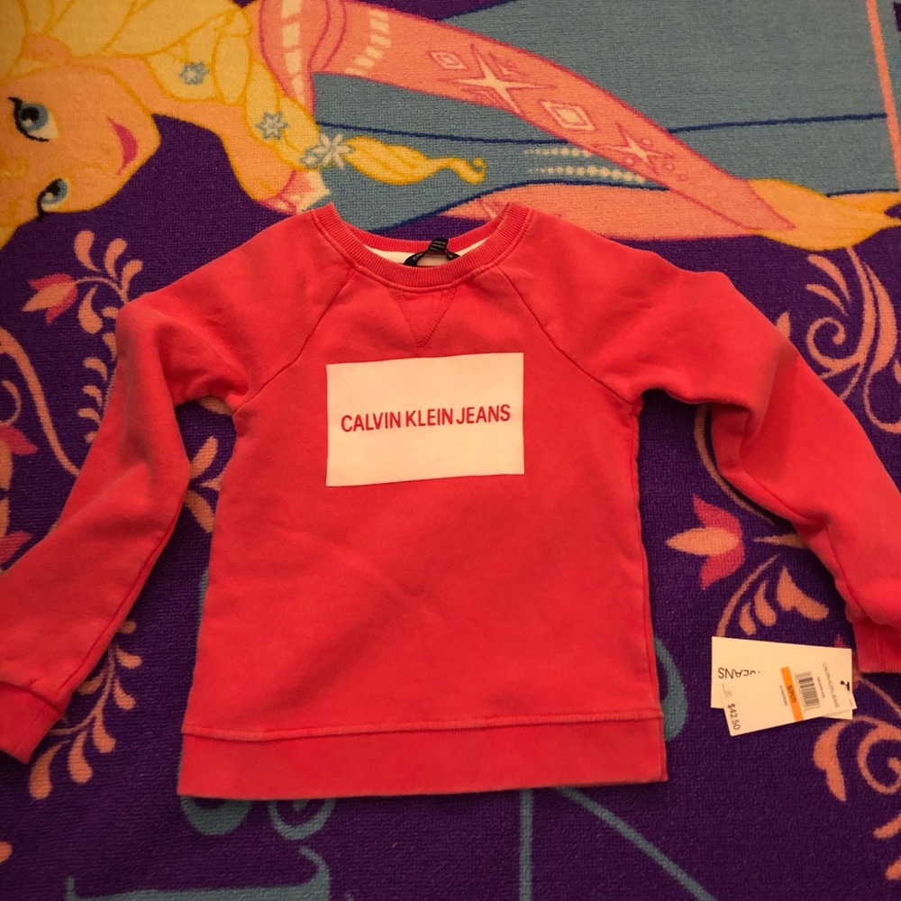 Calvin Klein pink sweatshirt